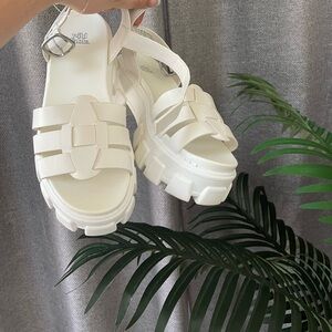 White Wild Fable Sandals 👡